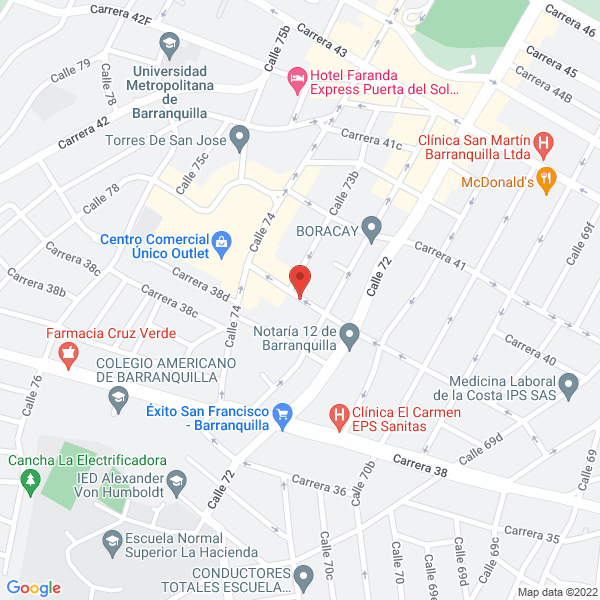 Map of Parque Del Sol