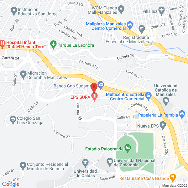 Map of Pizza Primu'S