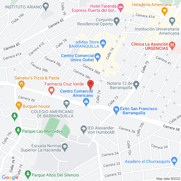 Map of Proincelect S.A.S.