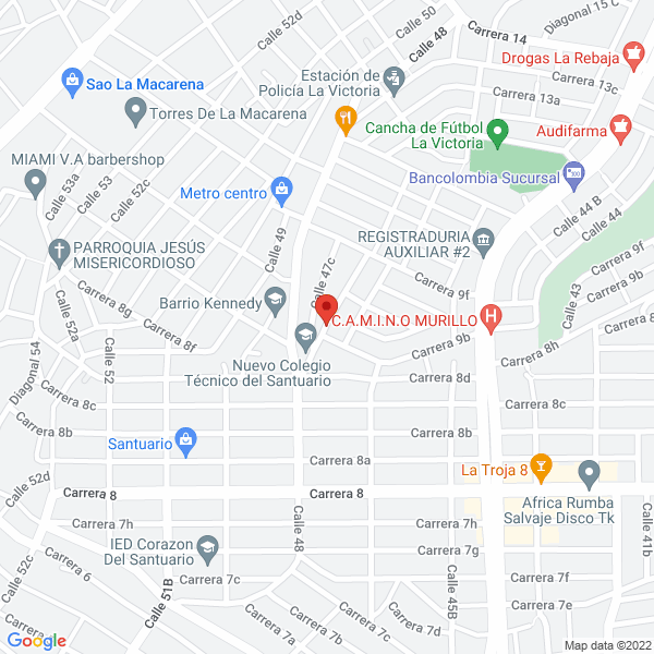 Map of Ramiro Velasquez García