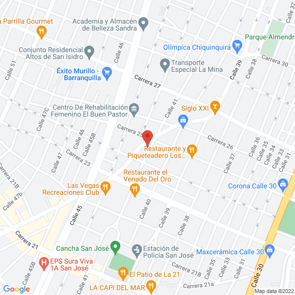 Map of Reciclaje Metrópolis