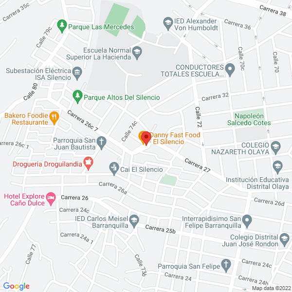 Map of Restaurante Los Costeros