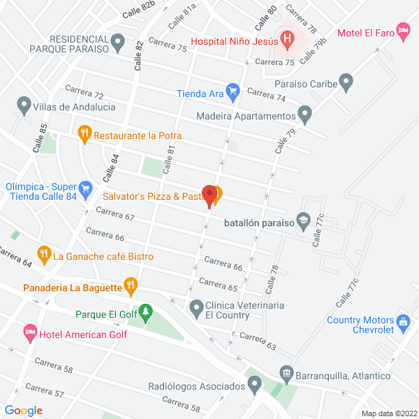 Map of Restaurante Ming Zhu