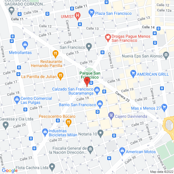 Map of Autoservicio Sandoval