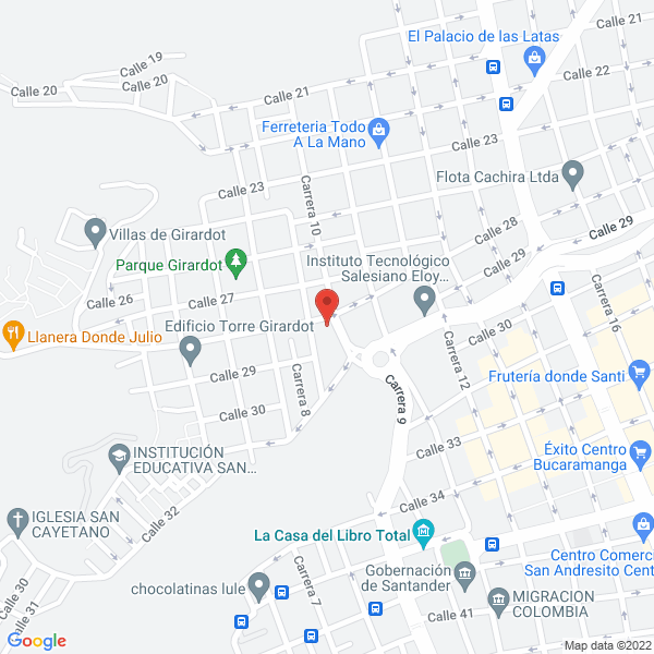 Map of Autosoltec