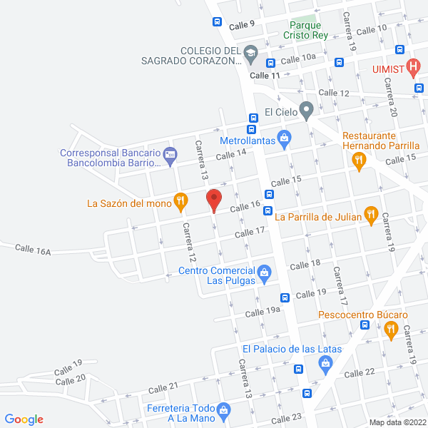 Map of Bobinados Carlos Quintero