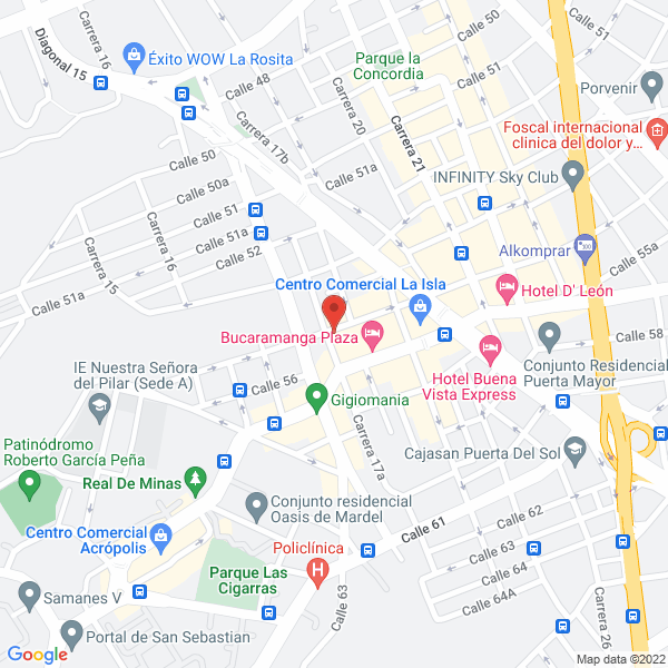 Map of Bolsos Carolina