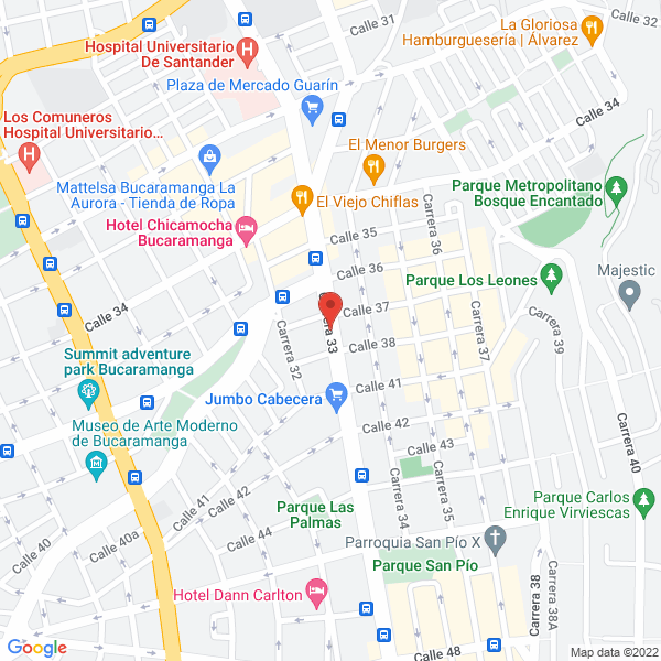 Map of Licorera Borracho Express