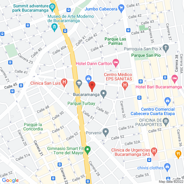 Map of Boutique Galería Maliné-Bg
