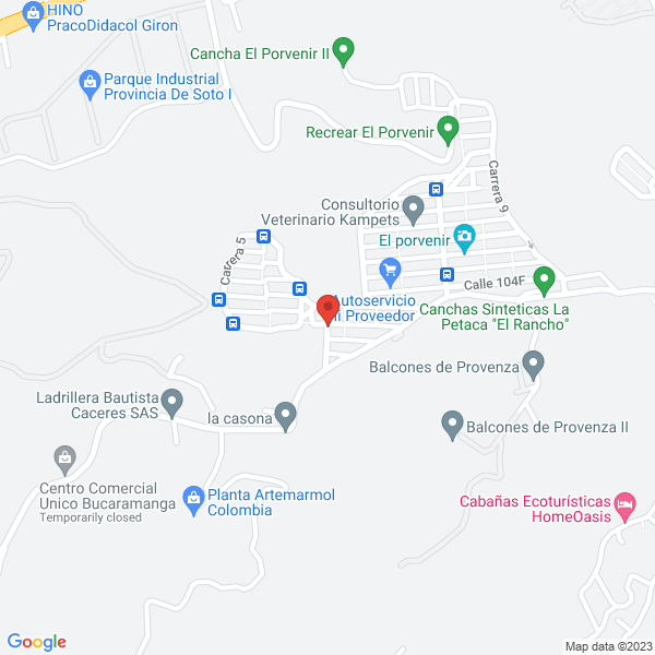 Map of Calzado Baby Zharick