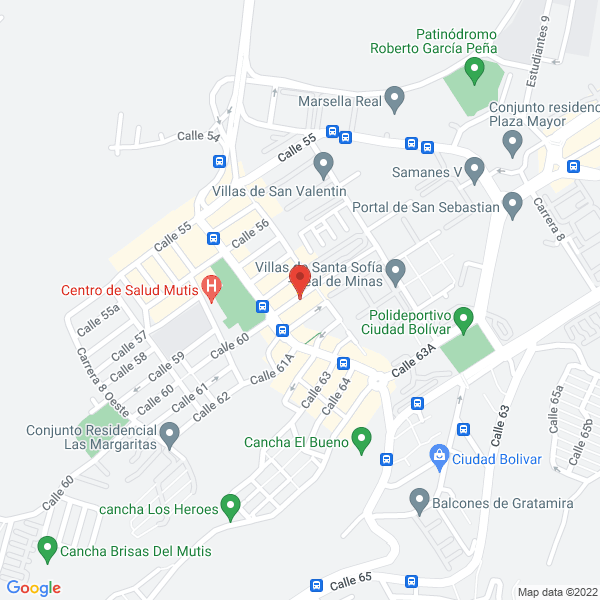 Map of Calzado Bandy