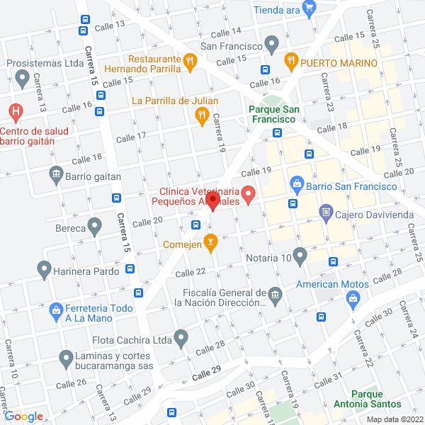 Map of Calzado Blessing And Blessed