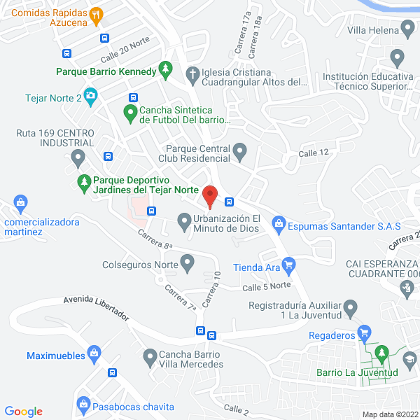 Map of Calzado D'Isabella