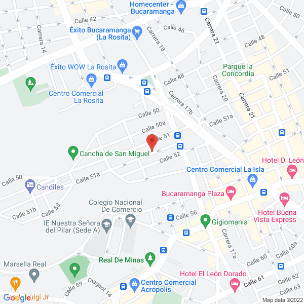 Map of Calzado Daritas Kid S