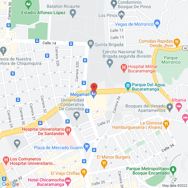 Map of Cdc Store Cabecera