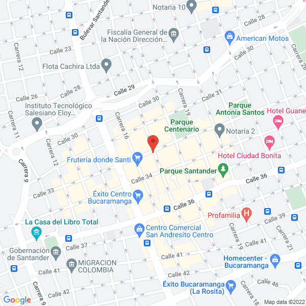 Map of Celis Cañizares Luz Mary