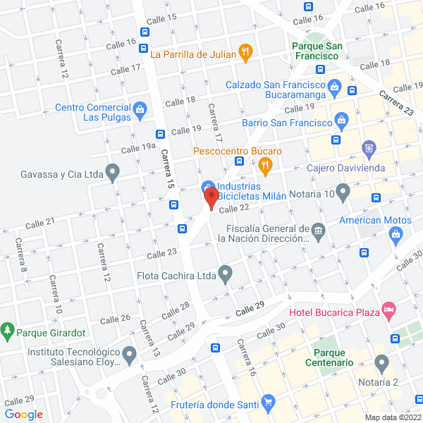 Map of Ciclo Montaña Carreño