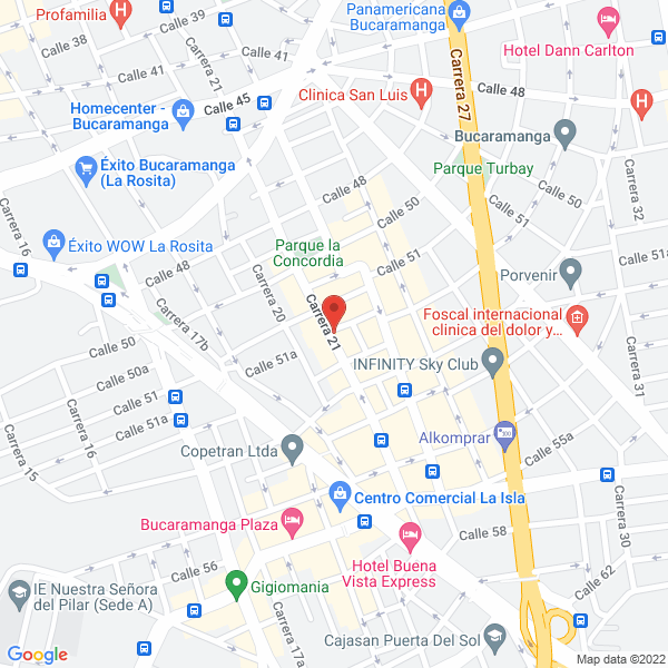 Map of City Motos Bucaramanga
