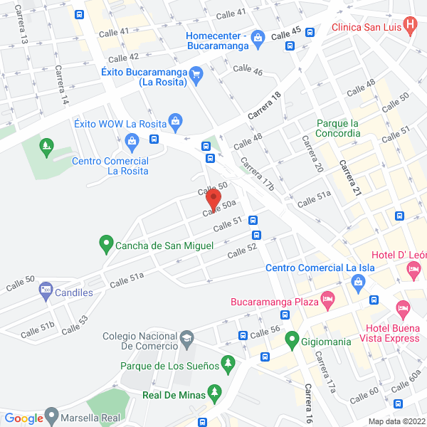 Map of Claudia Herrera Aceros