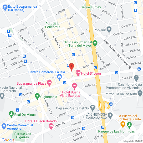 Map of Comercializadora Agricola Delgado