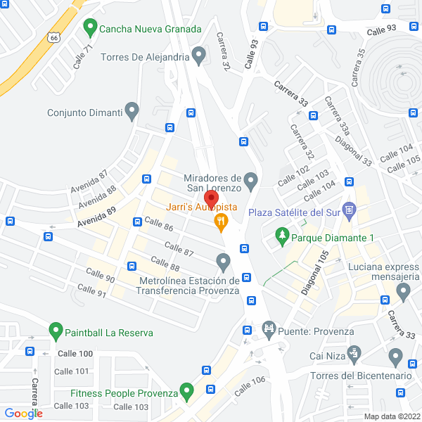 Map of Comercializadora Aldan De Santander
