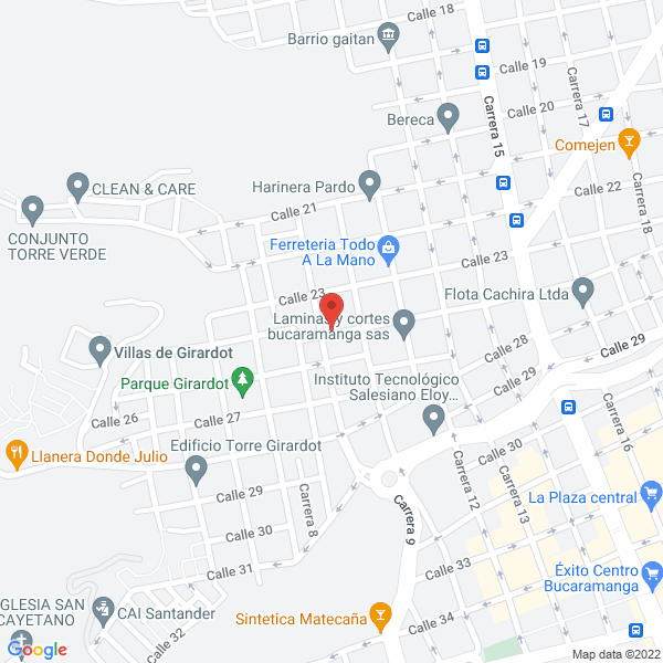 Map of Comercializadora Uribe Méndez