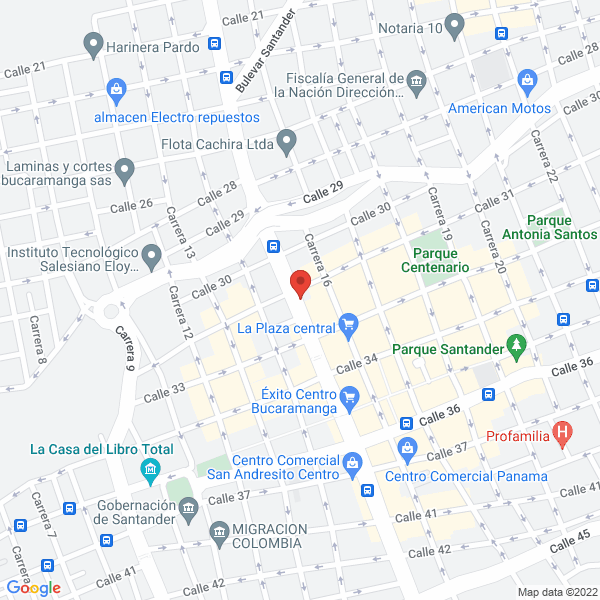 Map of Comercializadora Vega León Inc.
