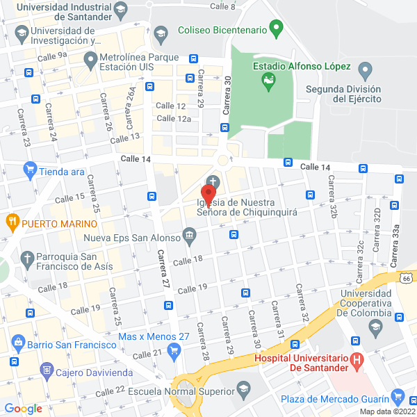Map of Comercializadora Villa Luna