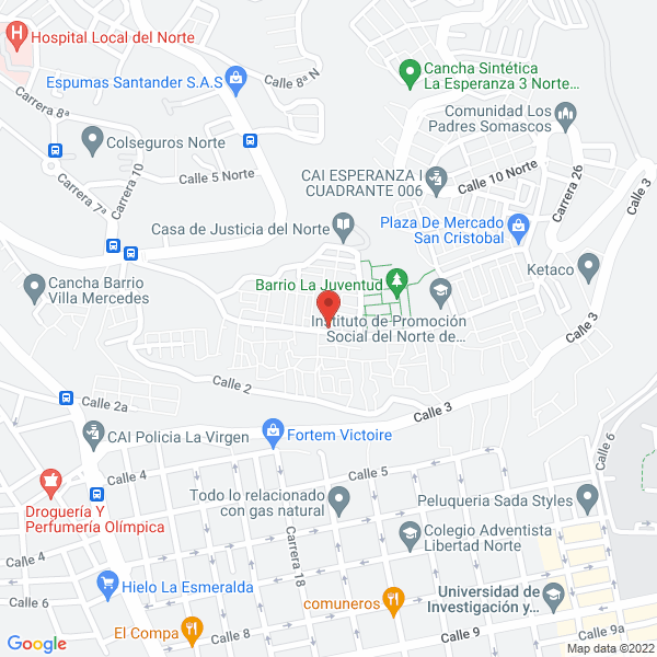 Map of Comercializadora Y Distribuidora Maxi Cosméticos July