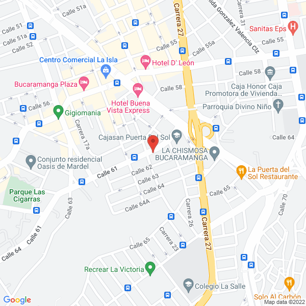 Map of Deposito De Materiales Popular