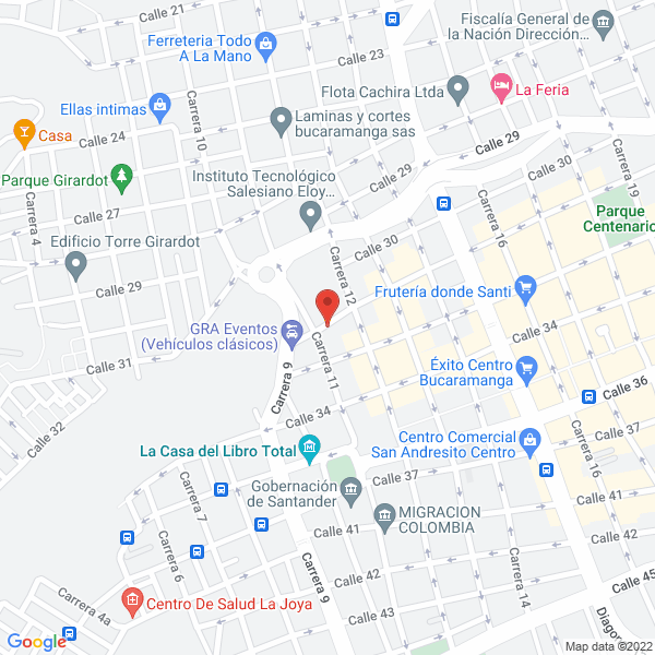 Map of Distribuciones Carioca