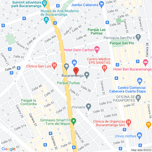 Map of Distribuciones Gmh