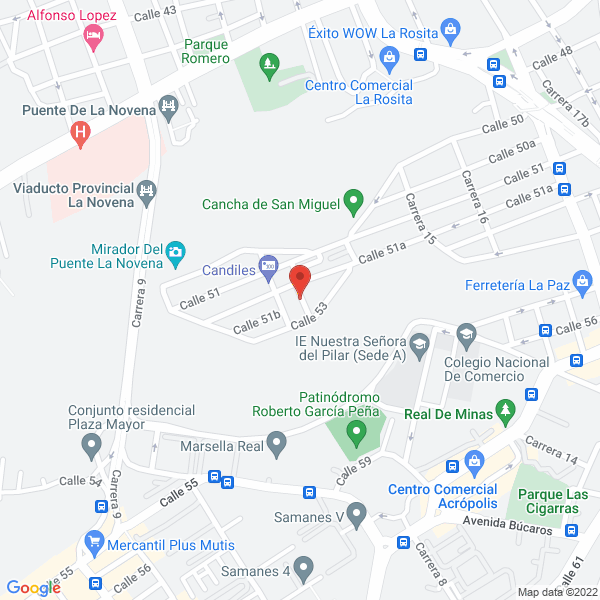 Map of Distribuciones Jdc