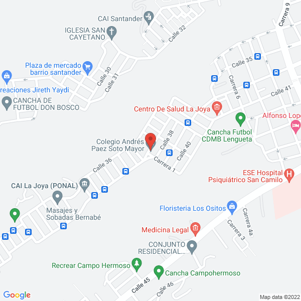 Map of Distribuciones Unidroefanuel