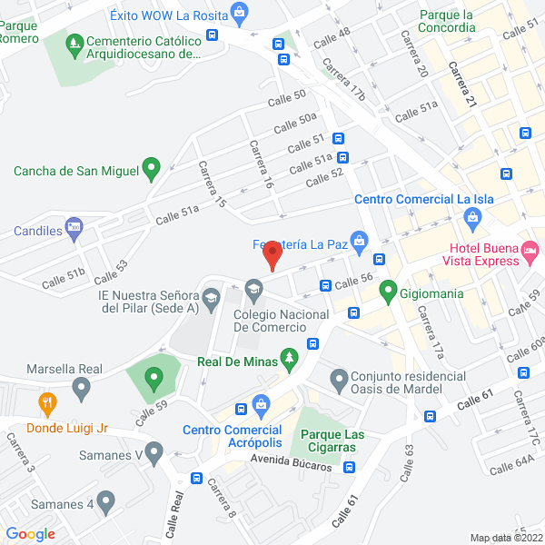 Map of Documento Colombiano