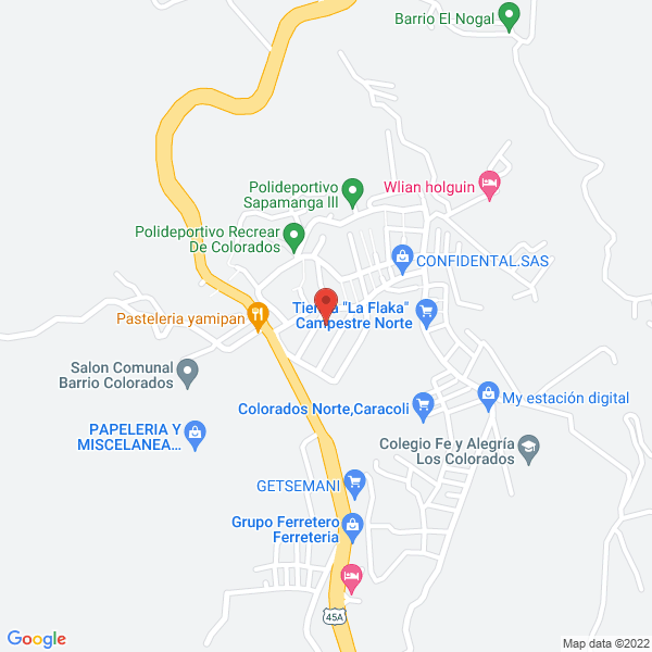 Map of Flórez Moreno Ferney