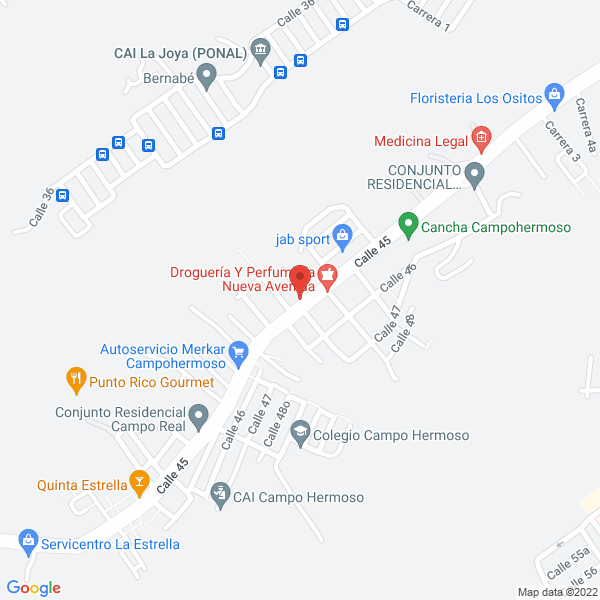 Map of Ferretería Campo Hermoso