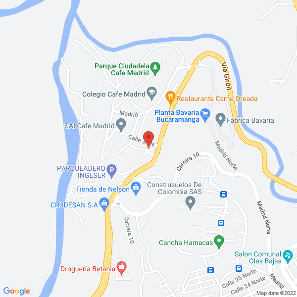 Map of Ferretería El Cafe