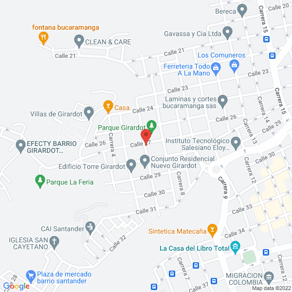 Map of Ferretería Y Deposito De Materiales Carmencita