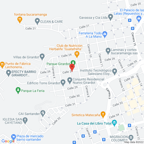 Map of Frutería Y Heladería Banana Ice