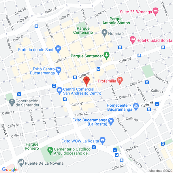 Map of Frutería Y Heladería Patty De Bosa
