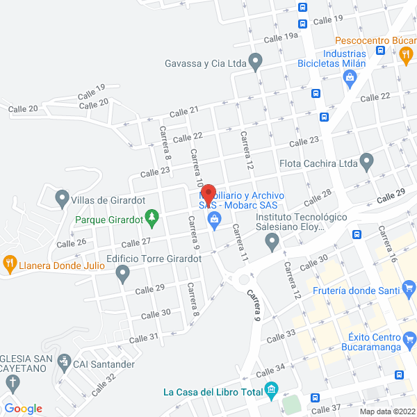 Map of Chatarrería La 25