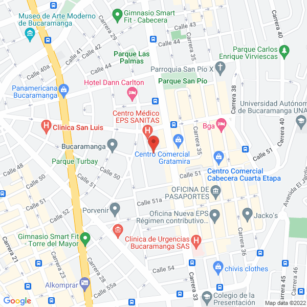 Map of Club Unión S.A.