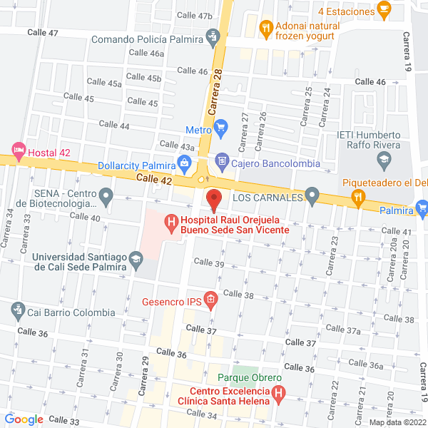 Map of Colchonería Junín