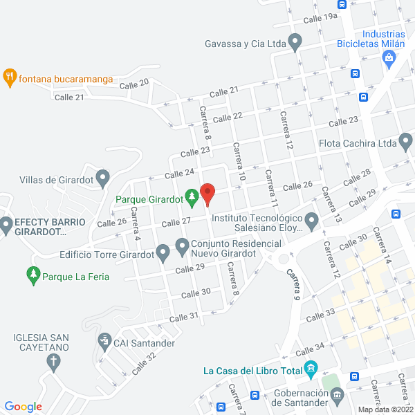Map of Creaciones Rubielita S.A.S.