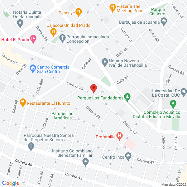 Map of Dismedicosta Ltda.