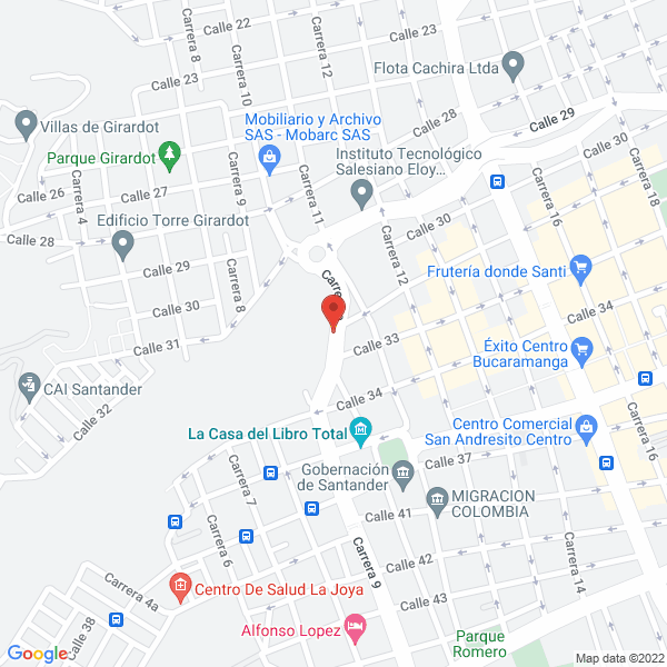 Map of Droguería La Cumbre