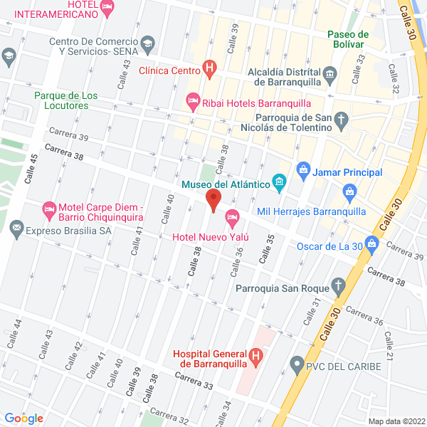 Map of El Balcón De La Milagrosa