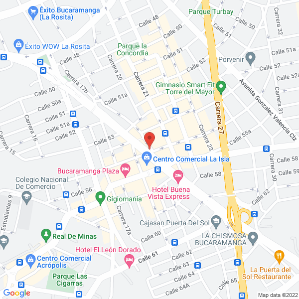 Map of El Campanazo