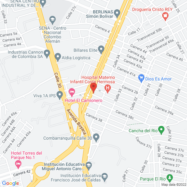 Map of Ferretería La Nueva De Simón